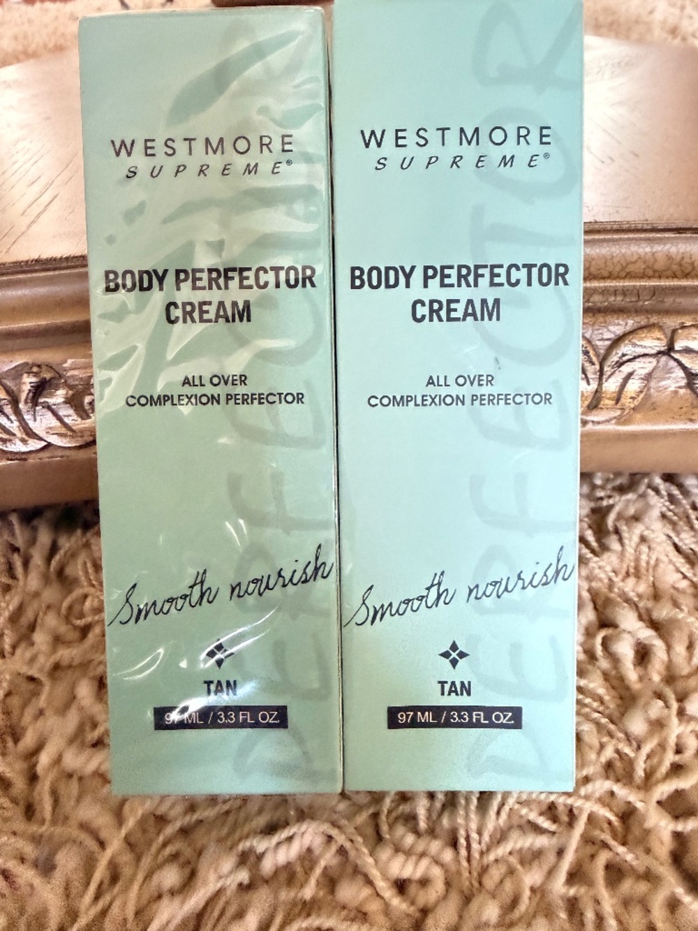Westmore Beauty Supreme Creme All Over Complexion Perfector TAN Set of 2 NEW